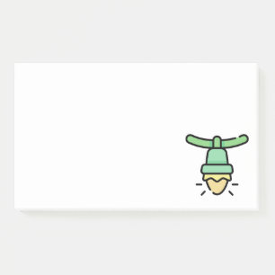 Weihnachtslicht Post-it Klebezettel
