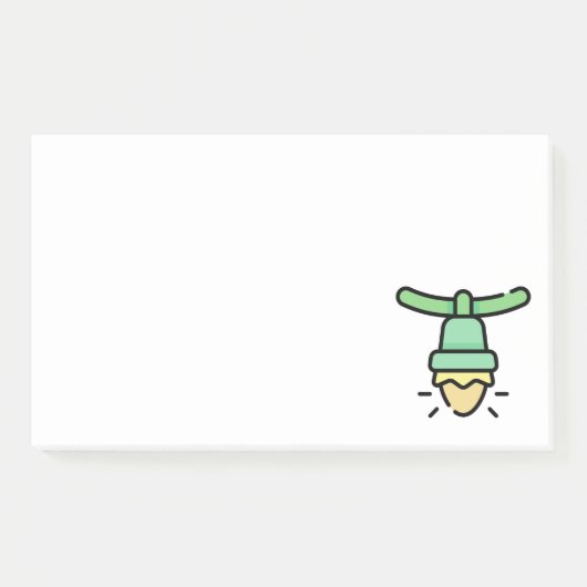 Weihnachtslicht Post-it Klebezettel (Vorderseite)
