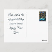 Weihnachtslicht Postkarte (Rückseite)