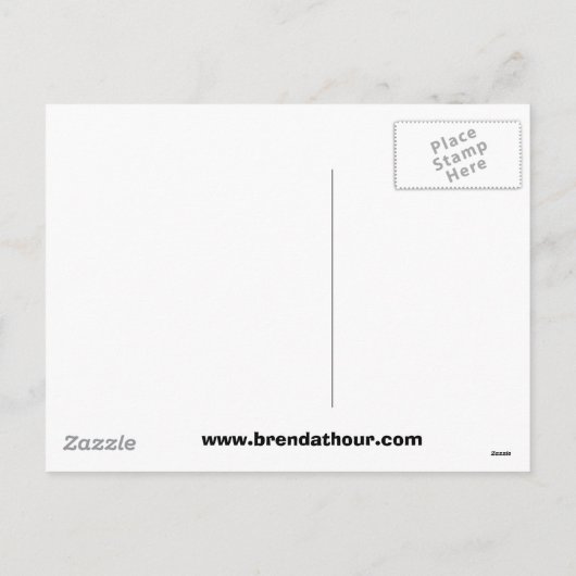 Weihnachtslicht Postkarte (Rückseite)