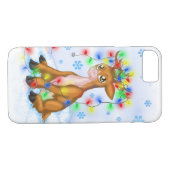 Weihnachtslicht-Ren Case-Mate iPhone Hülle (Rückseite (Horizontal))