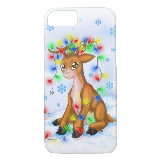 Weihnachtslicht-Ren Case-Mate iPhone Hülle (Rückseite)