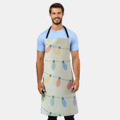 Weihnachtslicht Schürze (Getragen)