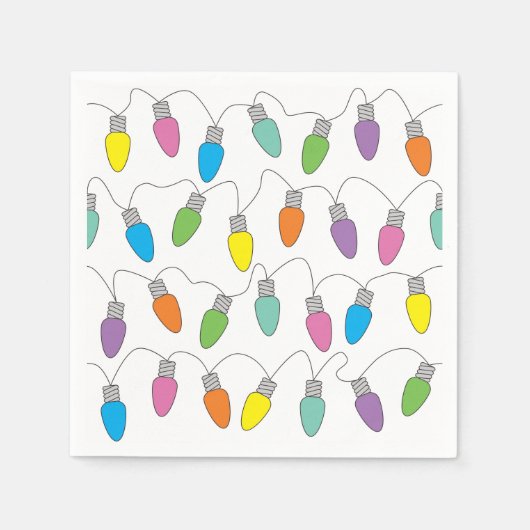 Weihnachtslicht Serviette (Vorderseite)