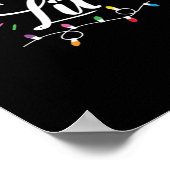 Weihnachtslicht Spaß Lass uns Lit Essential bekomm Poster (Ecke)