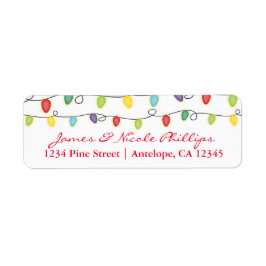 Weihnachtslicht Spaß Weihnachtskarte Adressenaufkl