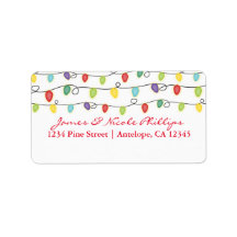 Weihnachtslicht Spaß Weihnachtskarte Adressenaufkl