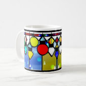Weihnachtslicht Tasse aus festem Glas (Vorderseite Links)