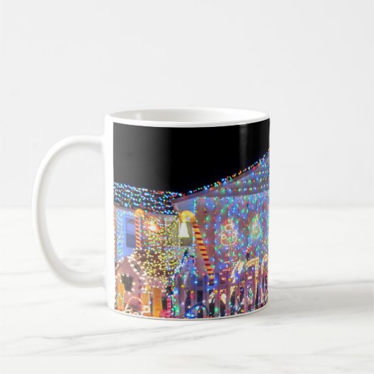 Weihnachtslicht-Tasse Kaffeetasse (Links)