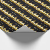 Weihnachtslicht-und -Schneemann-Packpapier Geschenkpapier (Ecke)