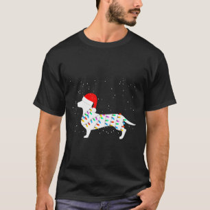 Weihnachtslicht Weihnachten Dackel Shirt Dackel P