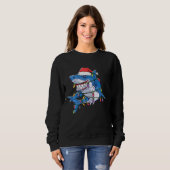 Weihnachtslicht Weihnachten Weihnachten Weihnachte Sweatshirt (Vorne ganz)