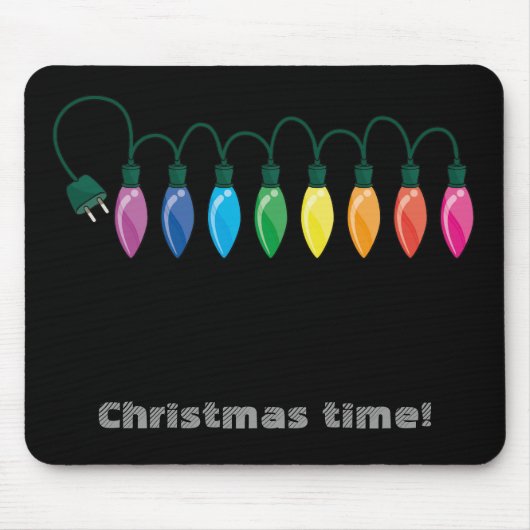 Weihnachtslicht, Weihnachtszeit! Mousepad (Vorne)