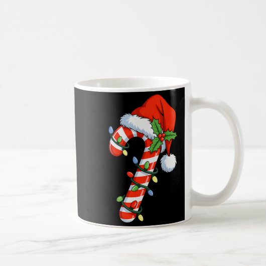 Weihnachtslicht Zuckerrohr Santa Xmas Kinder Klein Kaffeetasse (Rechts)