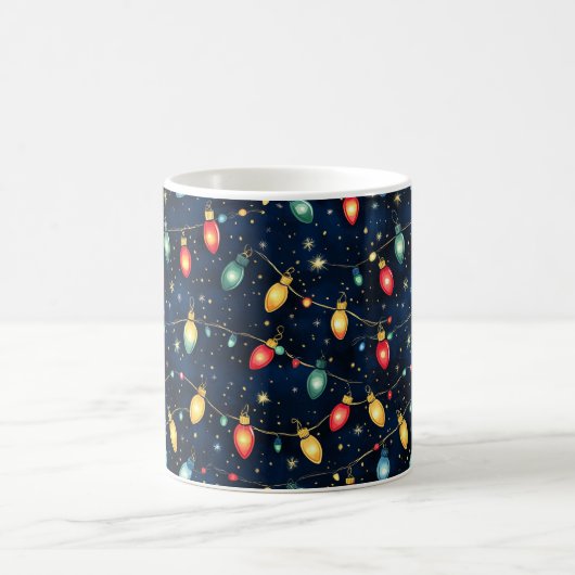 Weihnachtslichtdesign mit Twinkling-Glanz Kaffeetasse (Mittel)