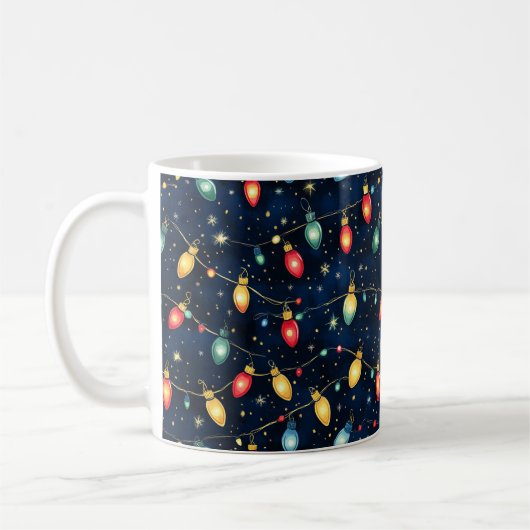 Weihnachtslichtdesign mit Twinkling-Glanz Kaffeetasse (Links)