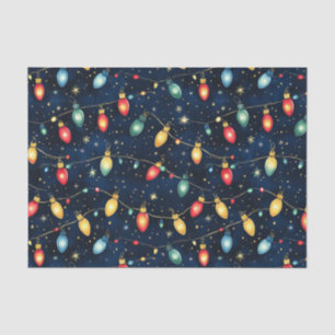Weihnachtslichtdesign mit Twinkling-Glanz Seidenpapier