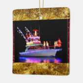 Weihnachtslichter auf einer keramikornament (Links)