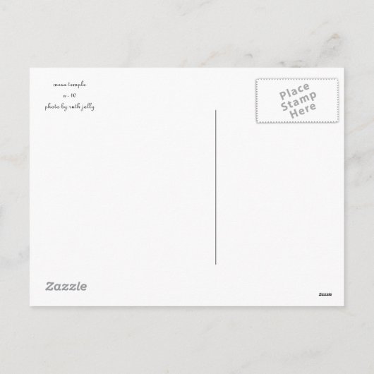 Weihnachtslichter aus Mesa Feiertagspostkarte (Rückseite)