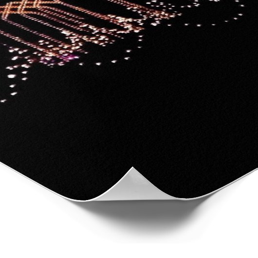 Weihnachtslichter aus Mesa Poster (Ecke)