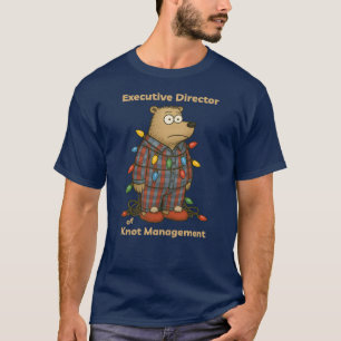 Weihnachtslichter Bär Geschäftsführer von Knoten T-Shirt