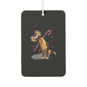 Weihnachtslichter Chihuahua Autolufterfrischer