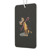 Weihnachtslichter Chihuahua Autolufterfrischer (Links)