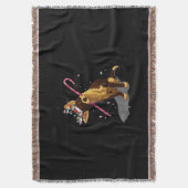 Weihnachtslichter Chihuahua Decke (Vorderseite Vertikal)