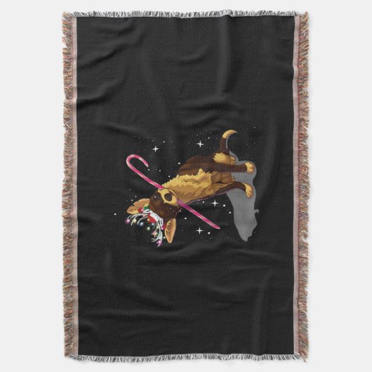 Weihnachtslichter Chihuahua Decke (Vorderseite Vertikal)