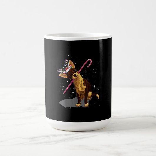 Weihnachtslichter Chihuahua Kaffeetasse (Mittel)