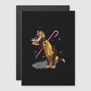 Weihnachtslichter Chihuahua Magneteinladung