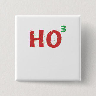 Weihnachtslichter des Weihnachtsmathe-Nerd-HOHOHO Button
