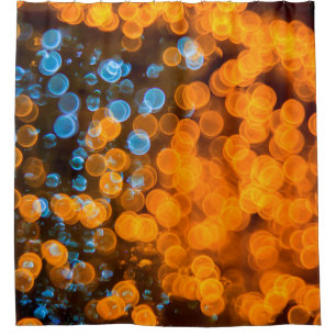 Weihnachtslichter Duschvorhang