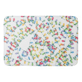 Weihnachtslichter gequetscht badematte (Vorderseite)