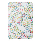 Weihnachtslichter gequetscht badematte (Vorderseite Vertikal)