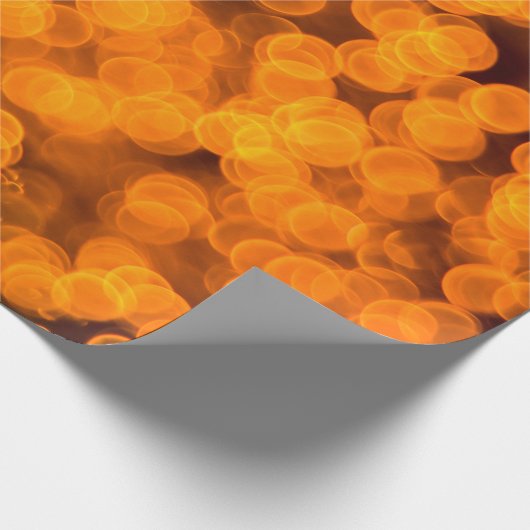 Weihnachtslichter Geschenkpapier (Ecke)