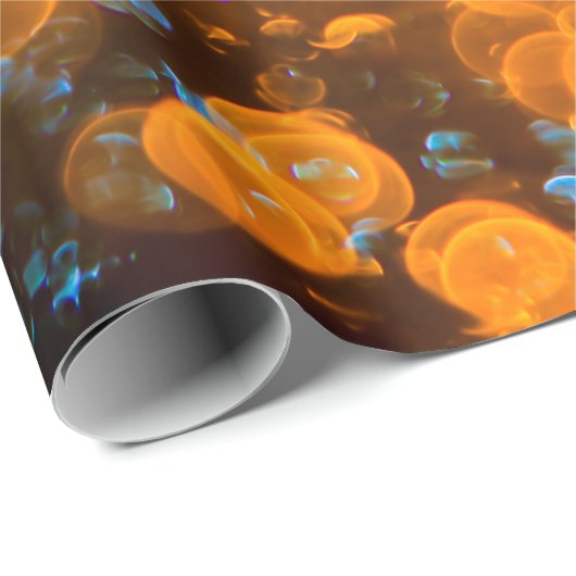 Weihnachtslichter Geschenkpapier (Rolleneckpunkt)