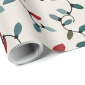 Weihnachtslichter Geschenkpapier (Rolleneckpunkt)