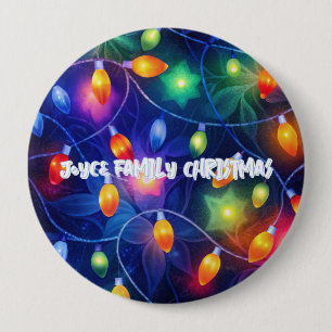Weihnachtslichter Hell Festlich Verspielt Fröhlich Button