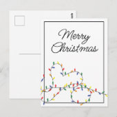 Weihnachtslichter_Herz Postkarte (Vorne/Hinten)