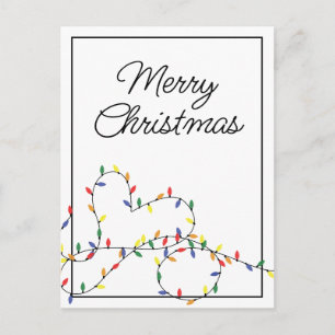 Weihnachtslichter_Herz Postkarte
