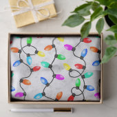 Weihnachtslichter im Schnee Seidenpapier (Geschenk)