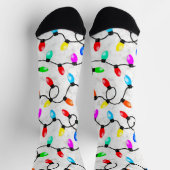 Weihnachtslichter im Schnee Socken (Oben)
