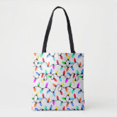 Weihnachtslichter im Schnee Tasche (Vorderseite)