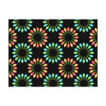 Weihnachtslichter in farbigen Zirkeln