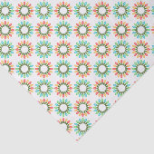 Weihnachtslichter in farbigen Zirkeln Seidenpapier (Ausschnitt)