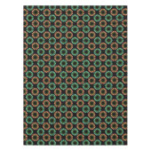 Weihnachtslichter in farbigen Zirkeln Tischdecke (Vorderseite)