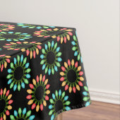 Weihnachtslichter in farbigen Zirkeln Tischdecke (Beispiel)