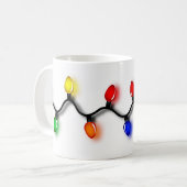 Weihnachtslichter Kaffeetasse (Vorderseite Links)