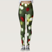 Weihnachtslichter Leggings (Vorderseite)